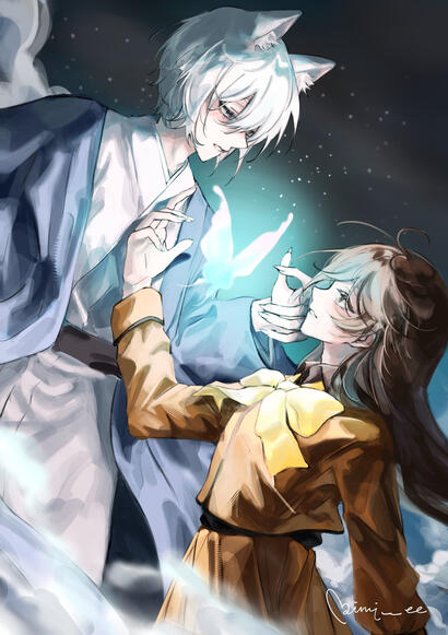 Tomoe and Nanami - Kamisama Kiss