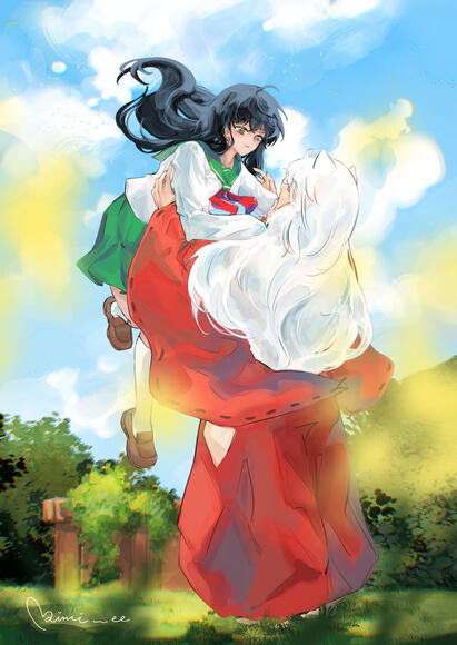 Kagome and Inuyasha - Inuyasha